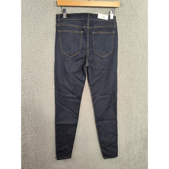 Judy Blue Jeans 7 28 Mid Rise Rayon Skinny Fit Dark Wash Skinnies Denim NEW $80 - Picture 3 of 11